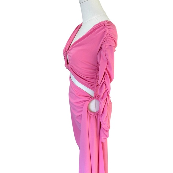 Michael Costello x Revolve - NWT Kurt Mini Dress in Pink Sz M - Picture 7 of 12